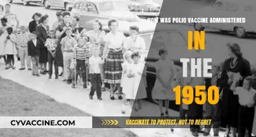 Polio Vaccine Administration in the 1950s: A Historical Perspective