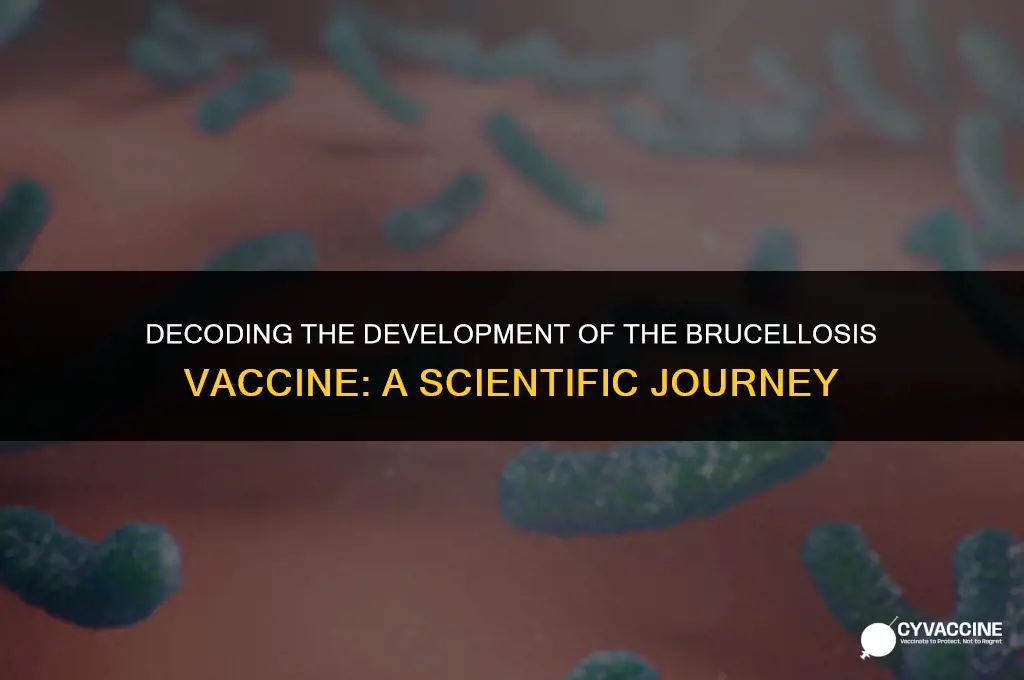 how was the brucellosis vaccine made