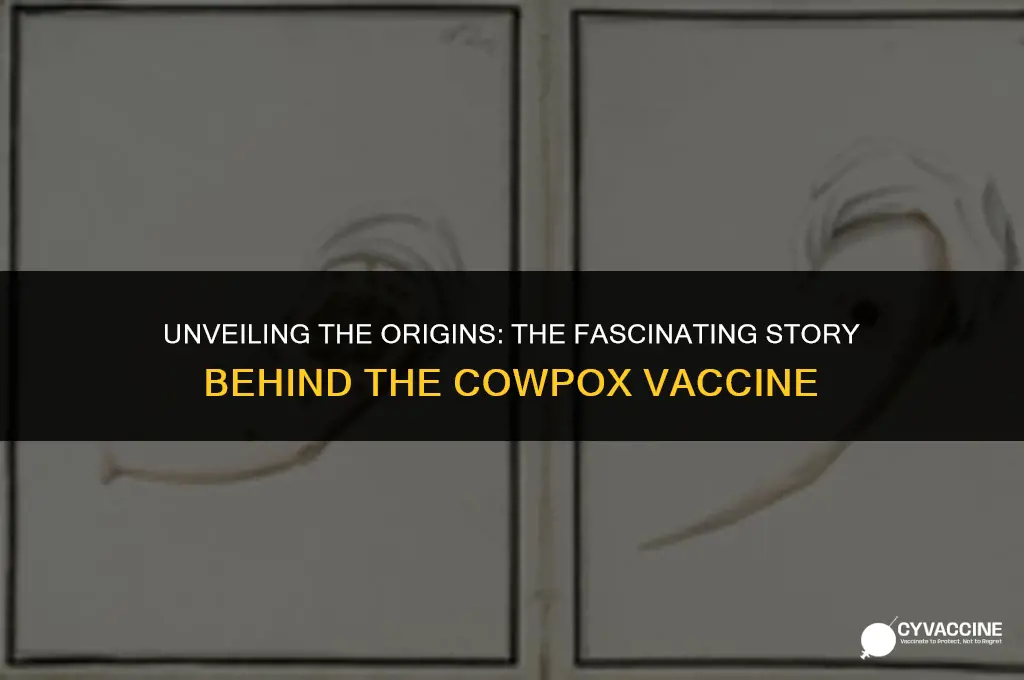 how was the cowpox vaccine created