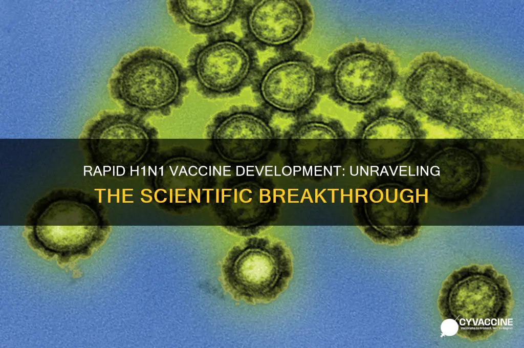 how was the h1n1 vaccine developed so quickly