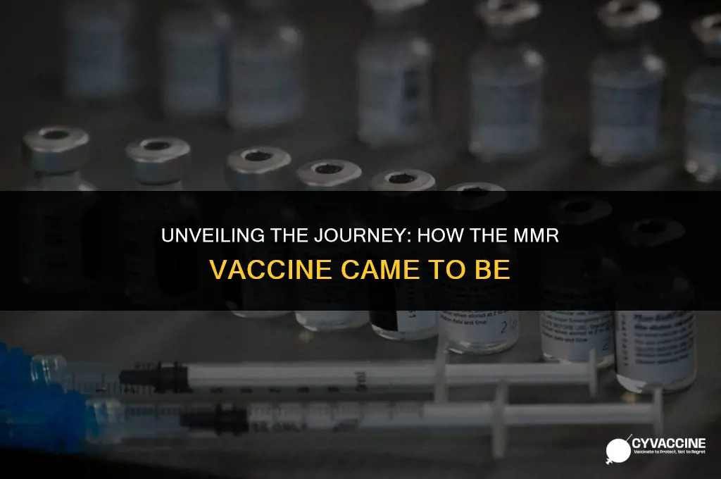 how was the mmr vaccine ceated