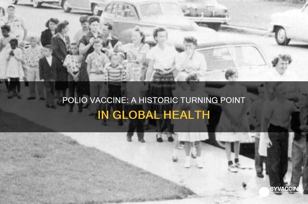 how was the polio vaccine a turning point in history