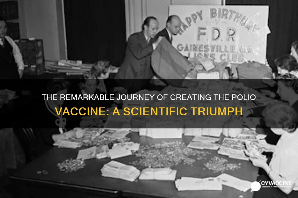 how was the polio vaccine created