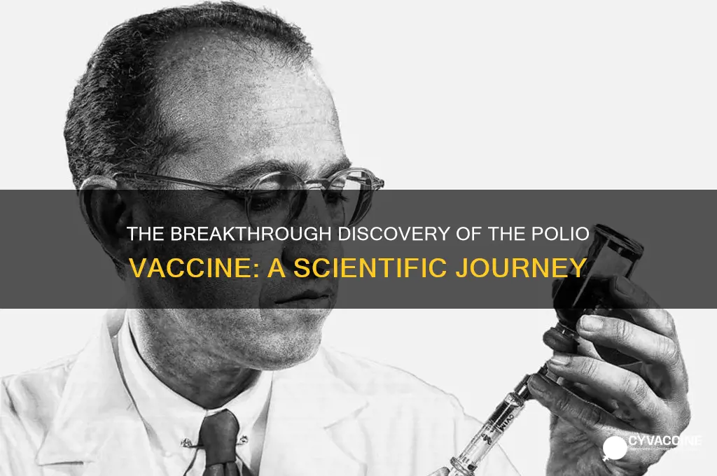 how was the polio vaccine discovered