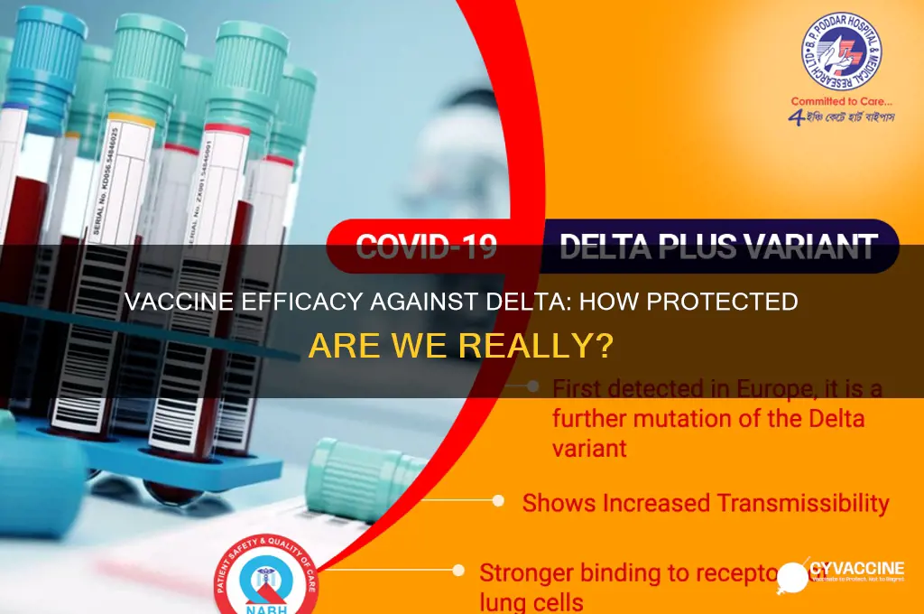 how well does the vaccine protect against delta variant