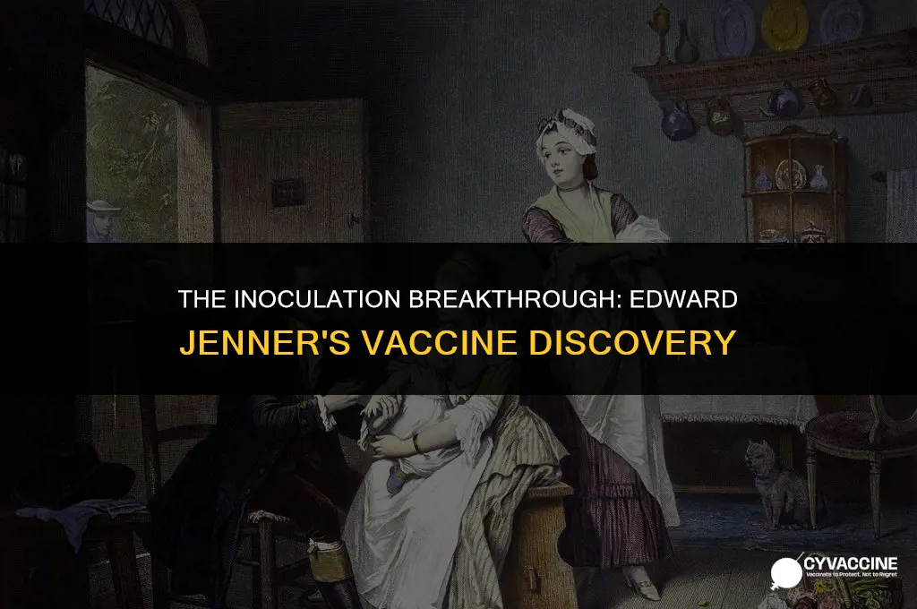 how were vaccines discovered edward jenner