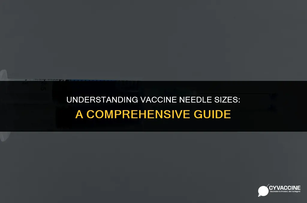 how wide is a vaccine needle