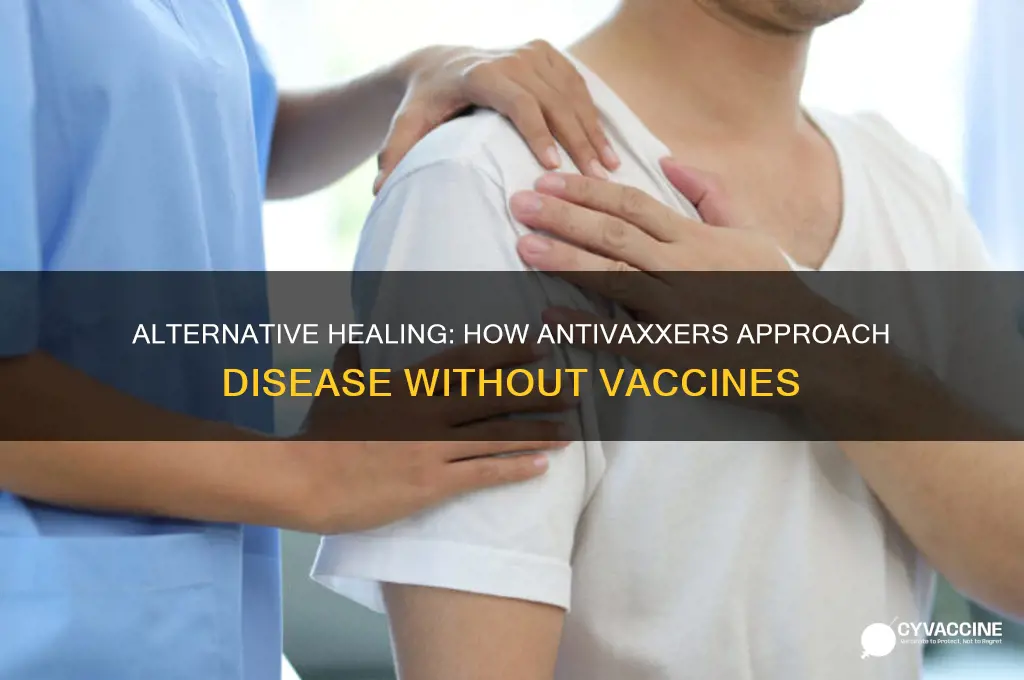 how would an antivaxxer have cure disease without vaccines