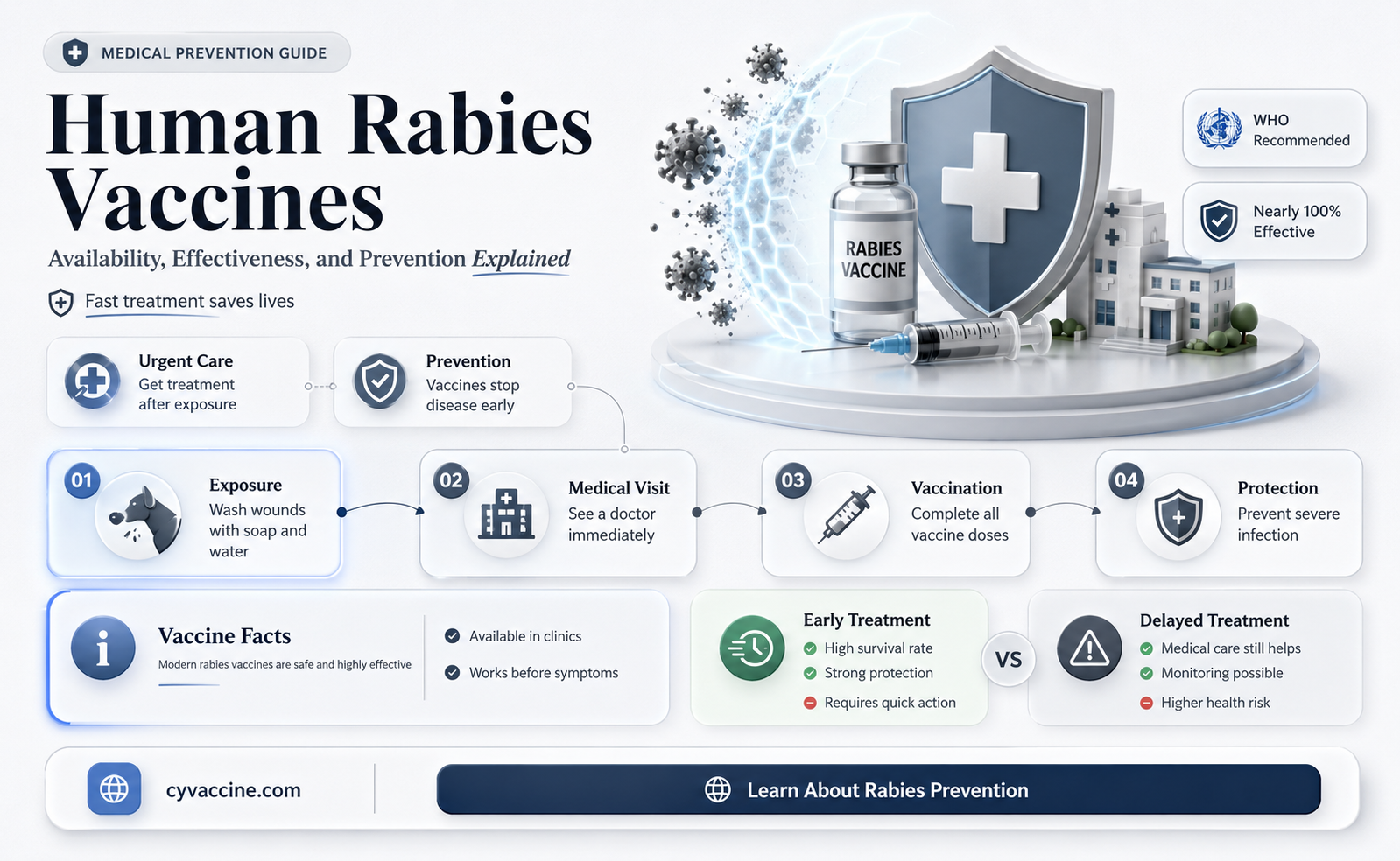 are there human vaccines for rabies