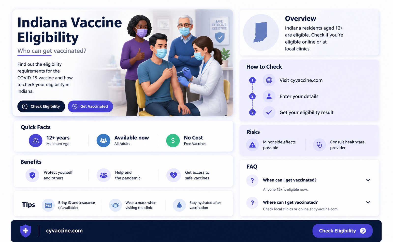 am i eligible for vaccine indiana