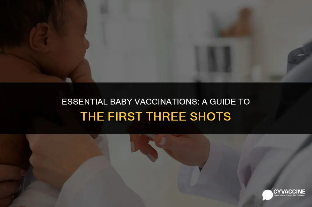 is 3 routine vaccinations for babies
