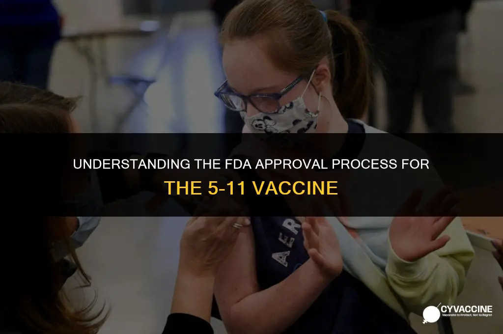 is 5-11 vaccine fda approved