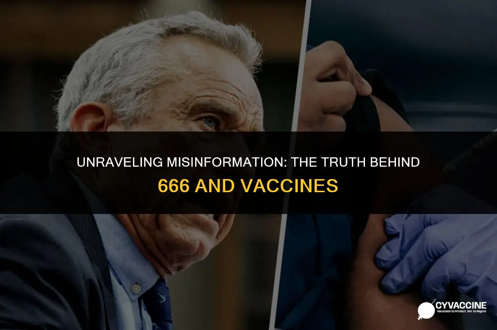 is 666 related to the vaccine