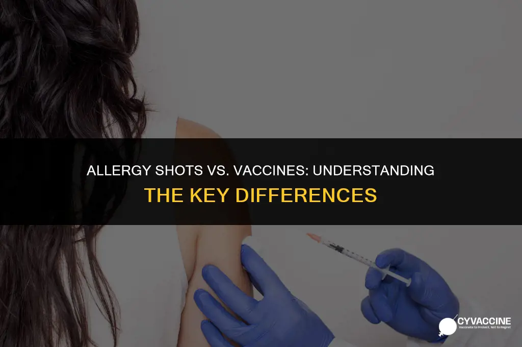 is a allergy shot a vaccine