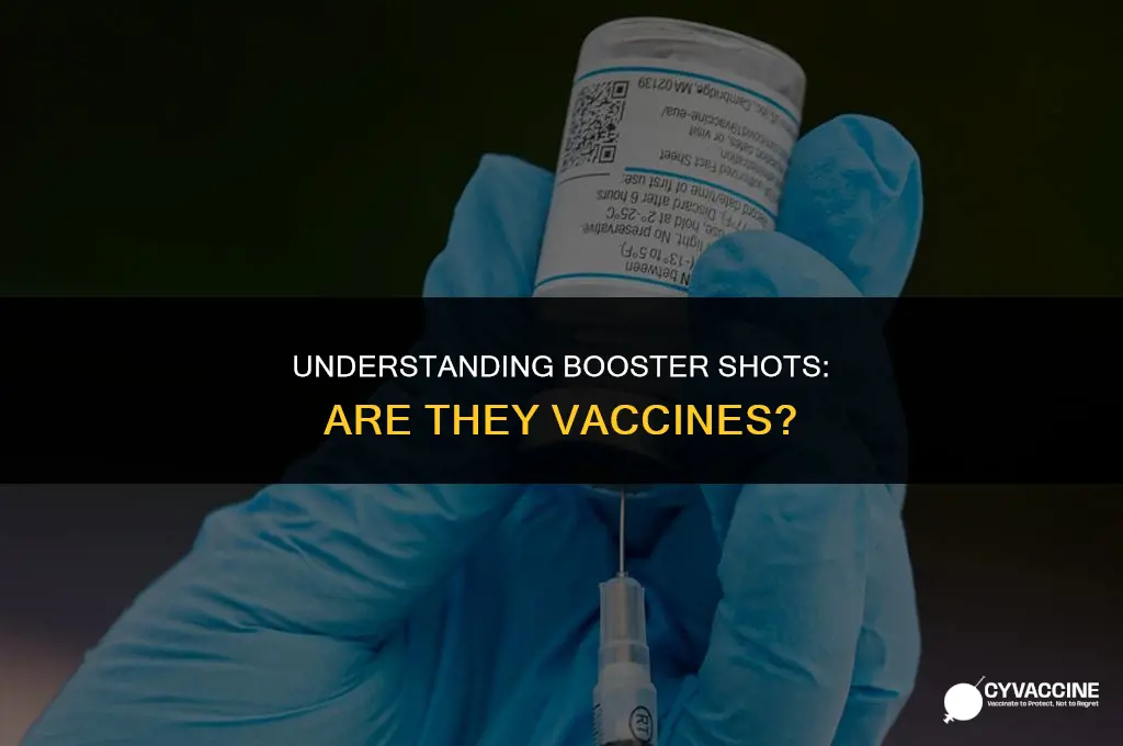 is a booster shot a vaccine