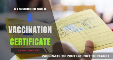 Hatch Date vs. Vaccination Certificate: Understanding the Key Differences