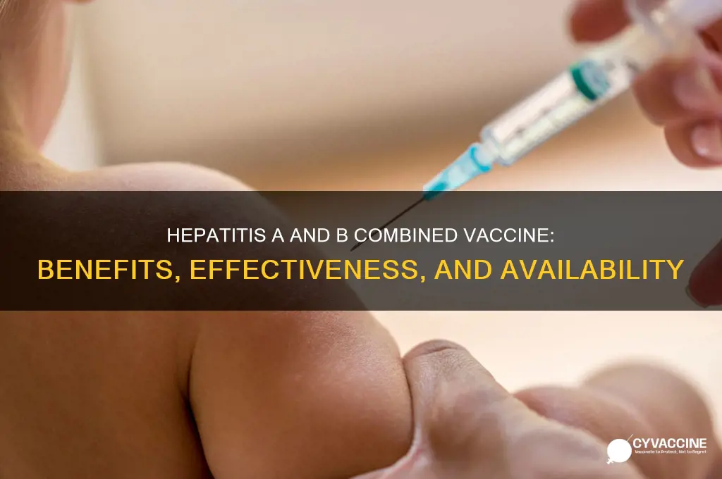 is a hepatitis a and b vaccine combined
