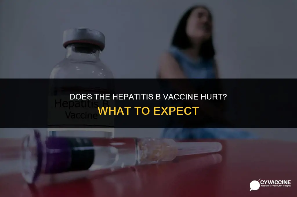 is a hepatitis b vaccine painful