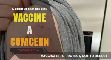 Pneumonia Vaccine Red Mark: Should You Be Concerned?