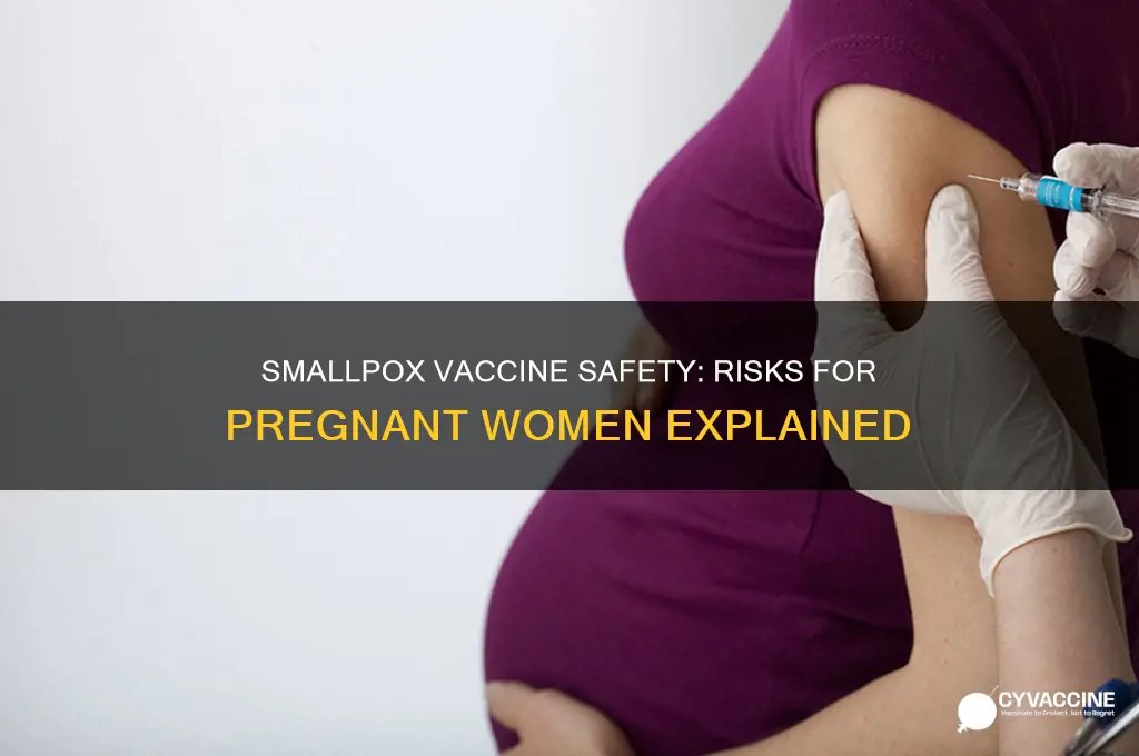 is a smallpox vaccine bad for pregnant women