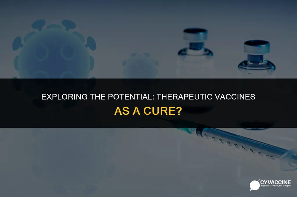 is a therapeutic vaccine a cure
