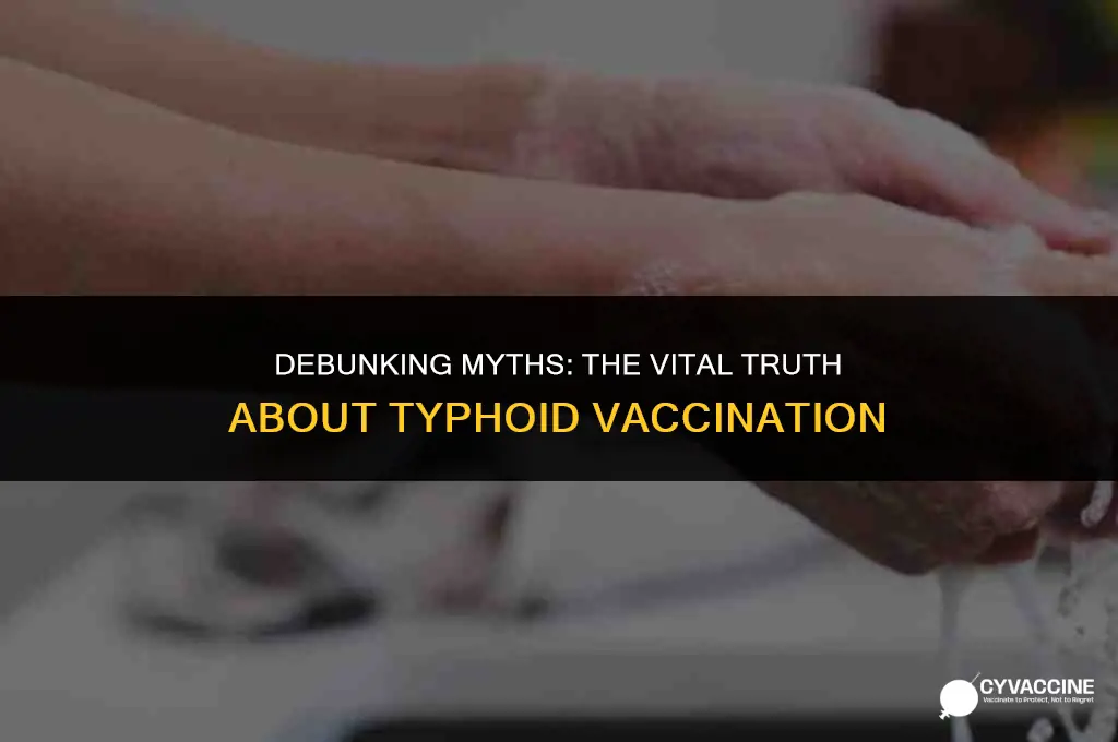 is a typhoid vaccine really necessary