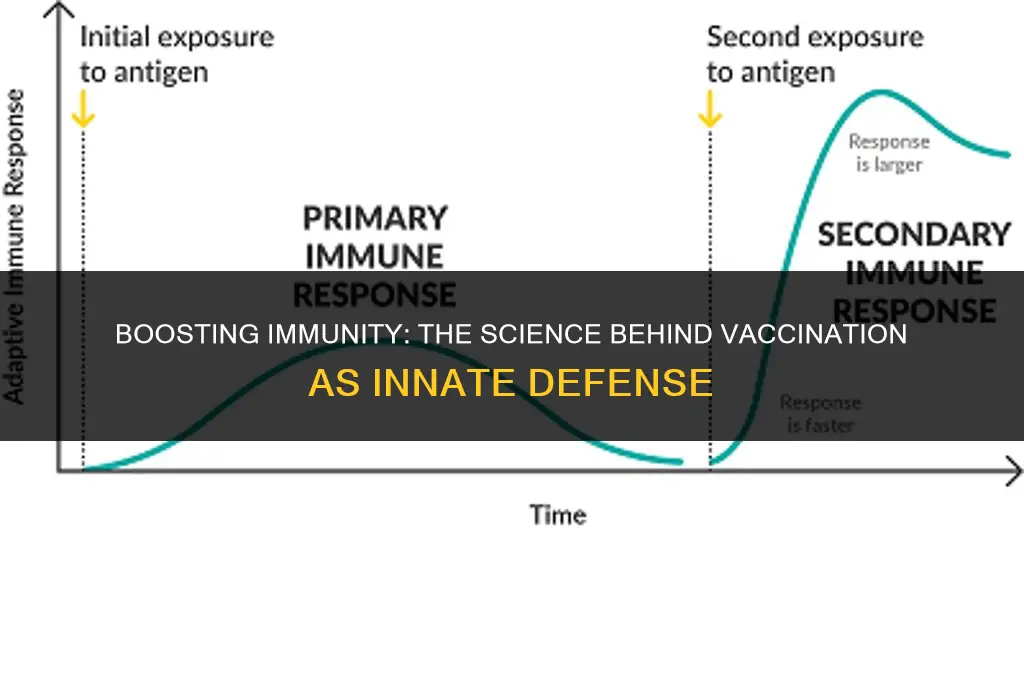 is a vaccination an innate defense