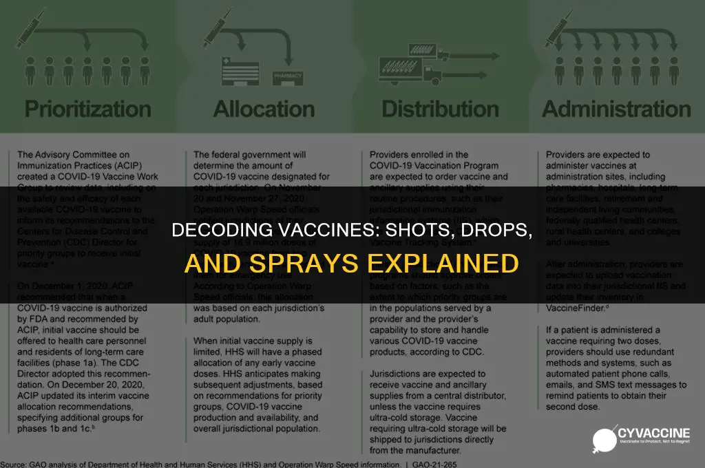 is a vaccine always a shot