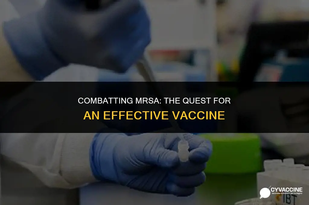 is a vaccine available for mrsa