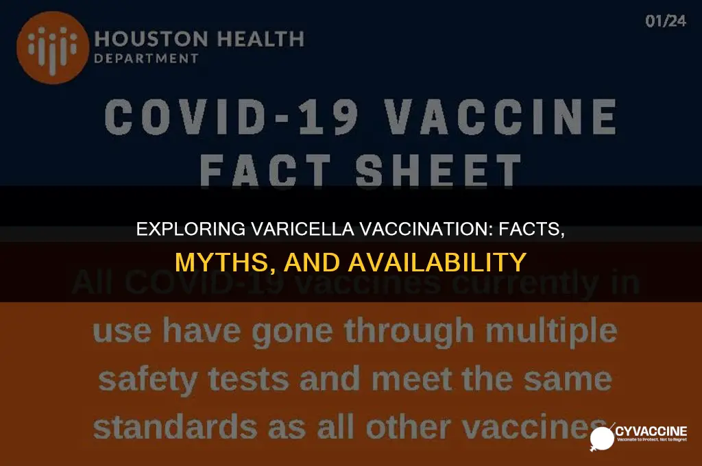 is a vaccine available for varicella