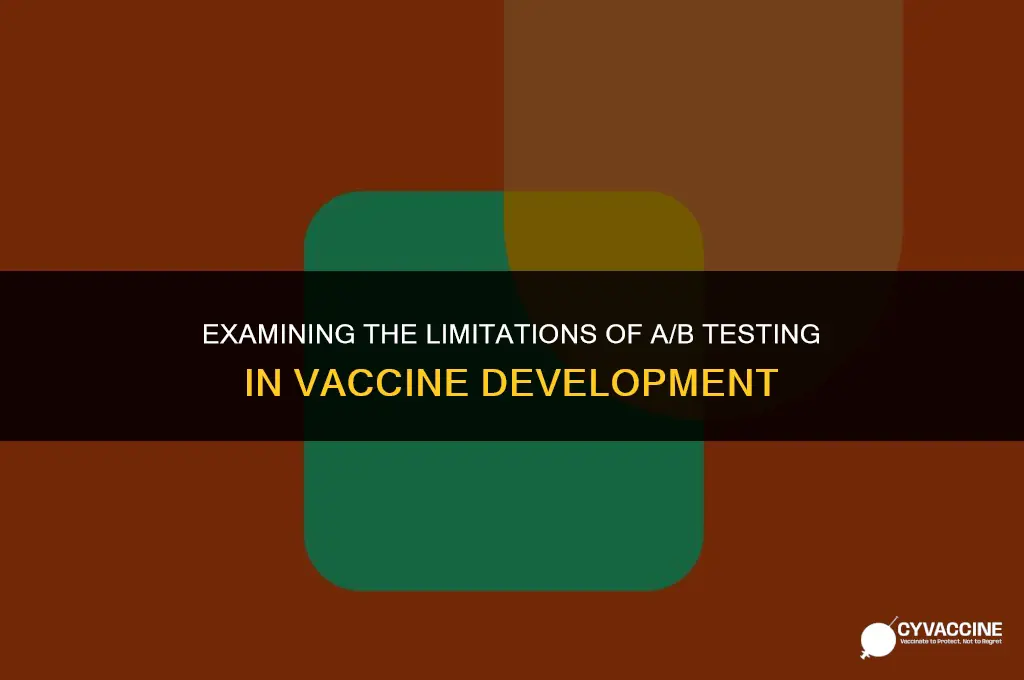 is ab test flawed for vaccine