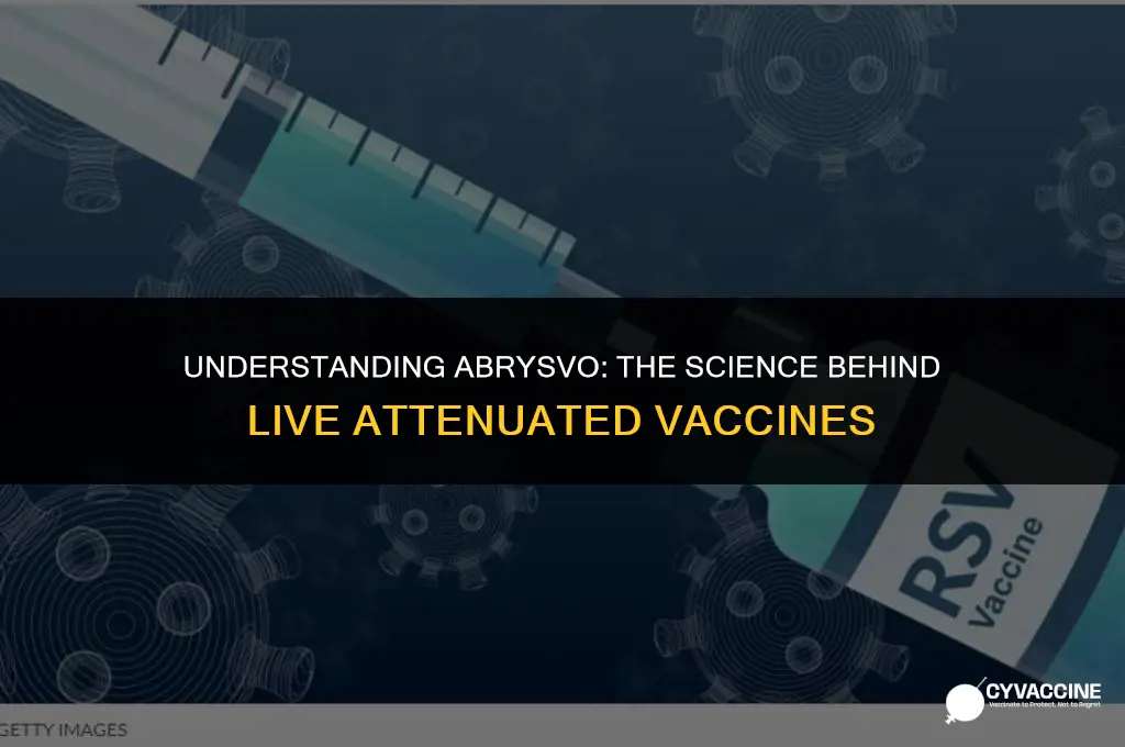 is abrysvo a live attenuated vaccine