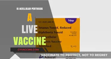 Understanding Acellular Pertussis: Is It a Live Vaccine?