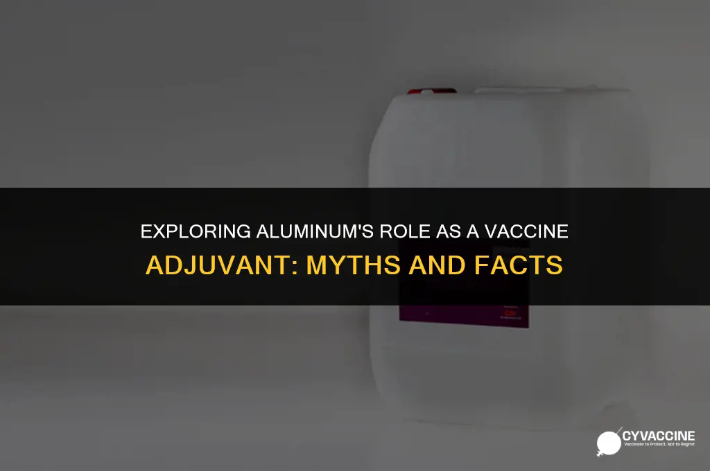 is aluminum a carrier for vaccines