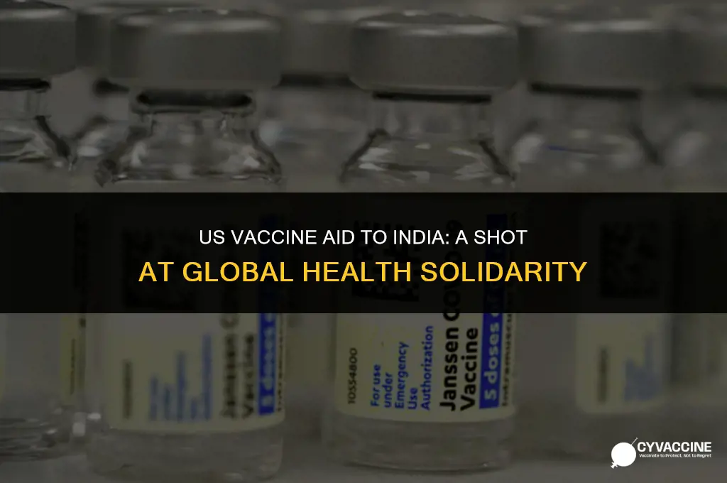 is america sending vaccines to india