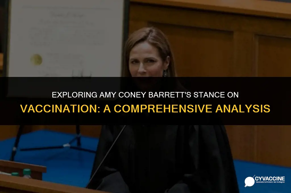 is amy coney barrett pro vaccine