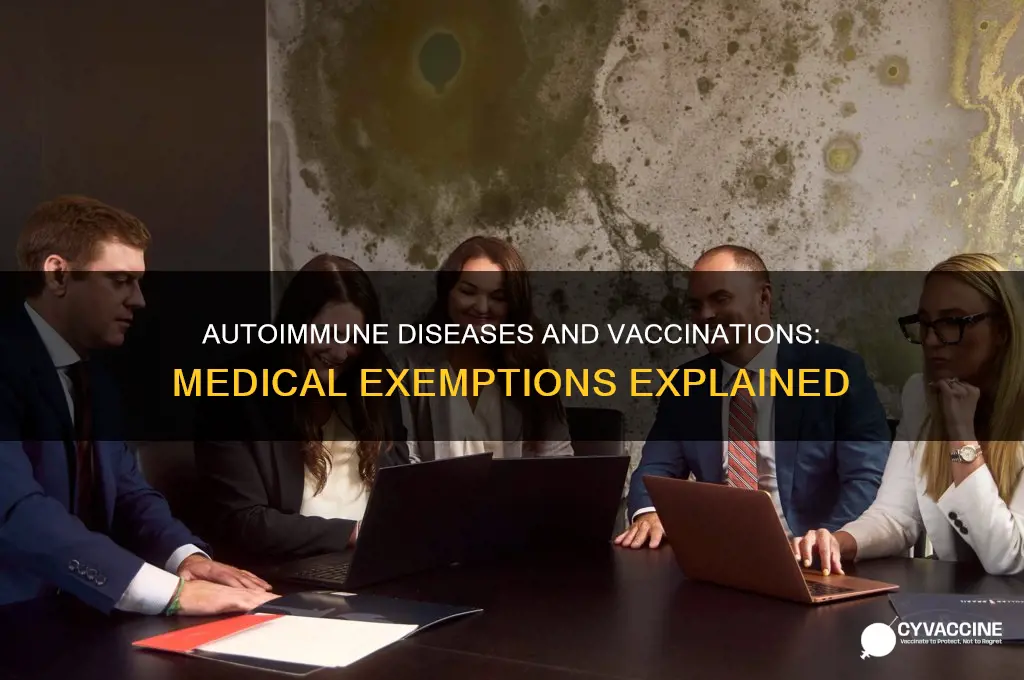 is an auto-immune disease a medical exemption for vaccination