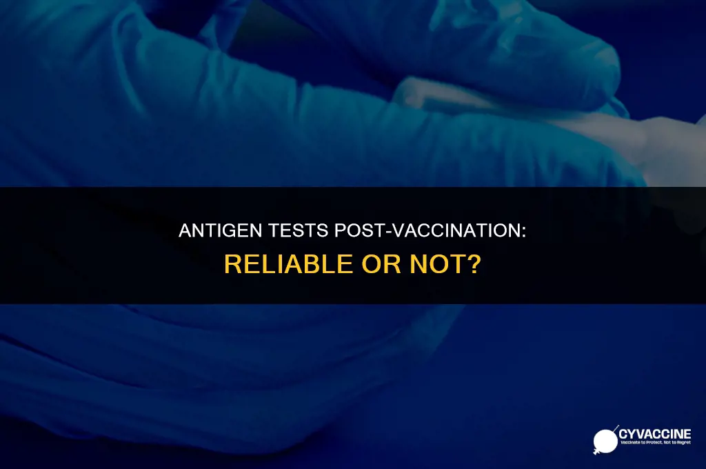 is antigen test good for vaccinated