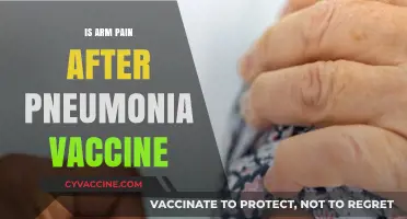 Understanding Arm Pain After Pneumonia Vaccination: Causes and Relief