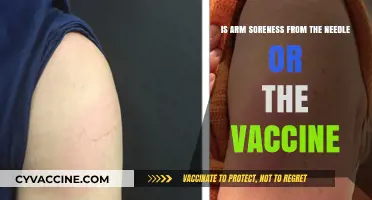 Vaccine Arm Soreness: Needle Prick or Vaccine Reaction?