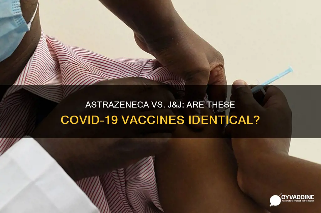 is astrazeneca and j&j vaccine the same