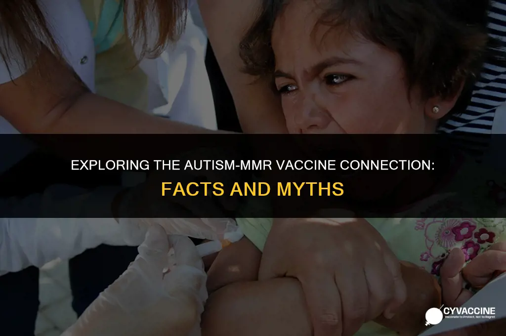 is autism linked to mmr vaccine