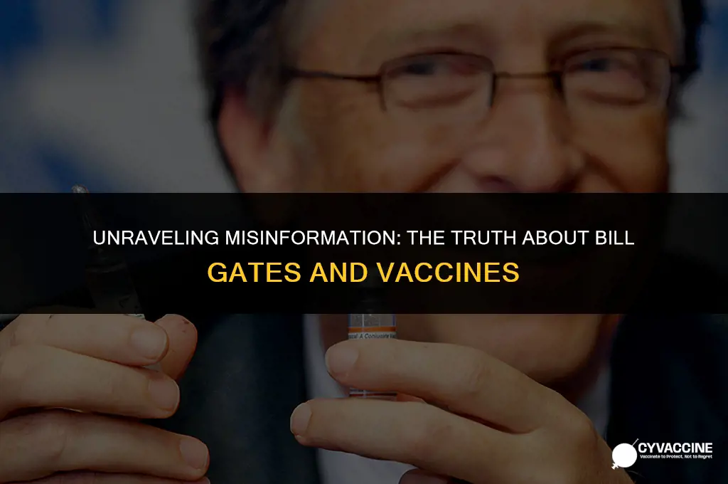 is bill gates behind the vaccine