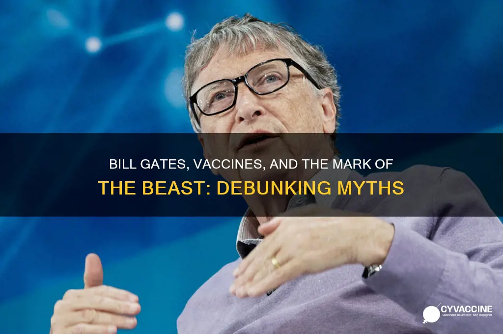 is bill gates vaccine the mark of the beast