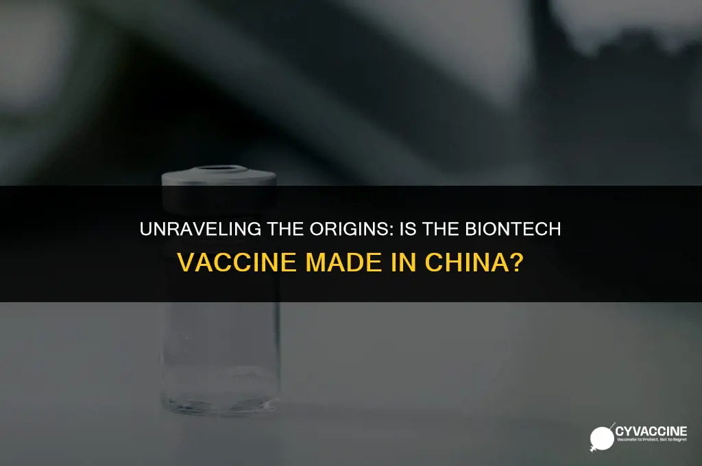 is biontech vaccine made in china