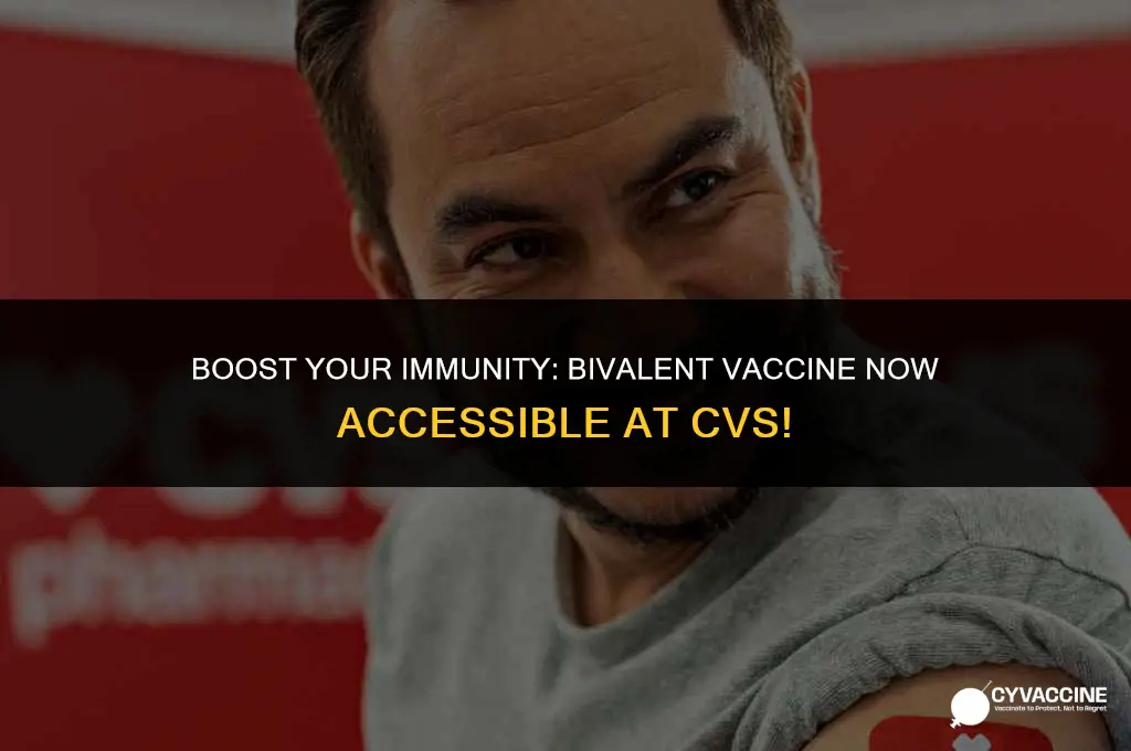 is bivalent vaccine available at cvs
