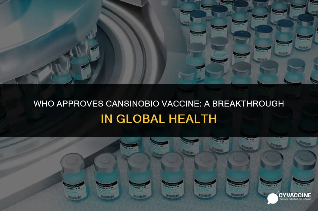 is cansinobio vaccine approved by who