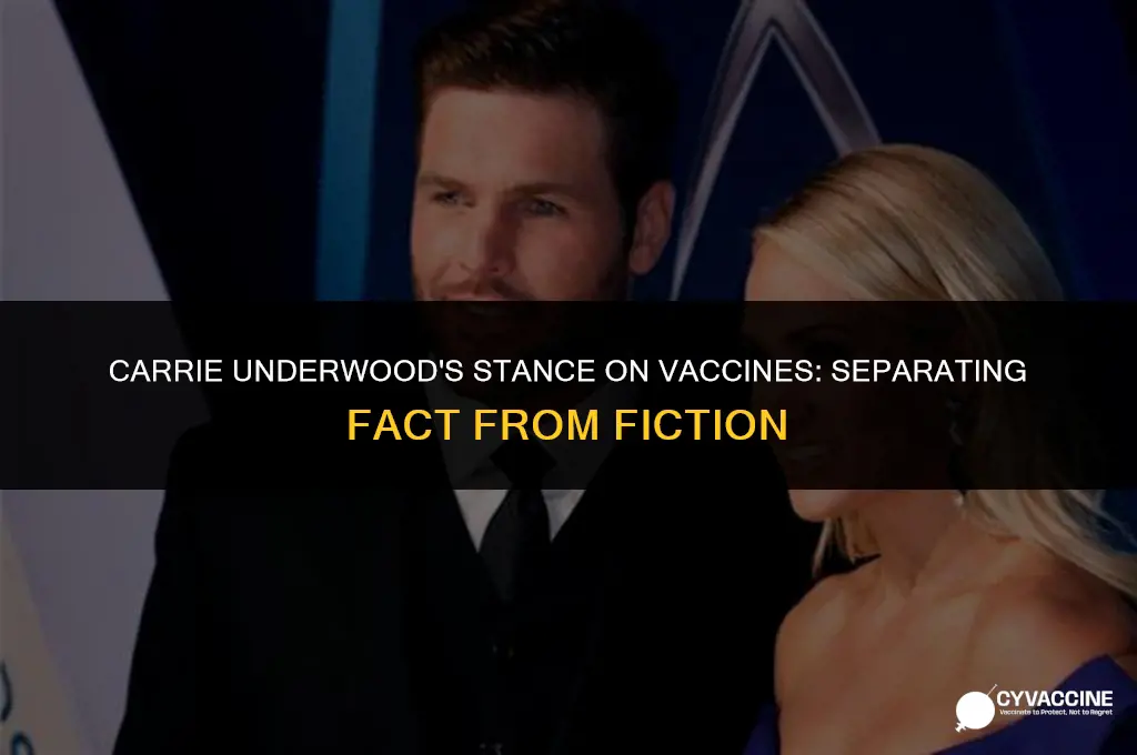 is carrie underwood against the vaccine