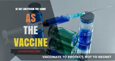 CDT Antitoxin vs. Vaccine: Understanding the Key Differences