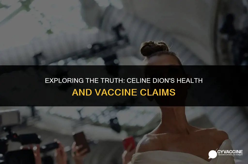 is celine dion paralyzed from vaccine